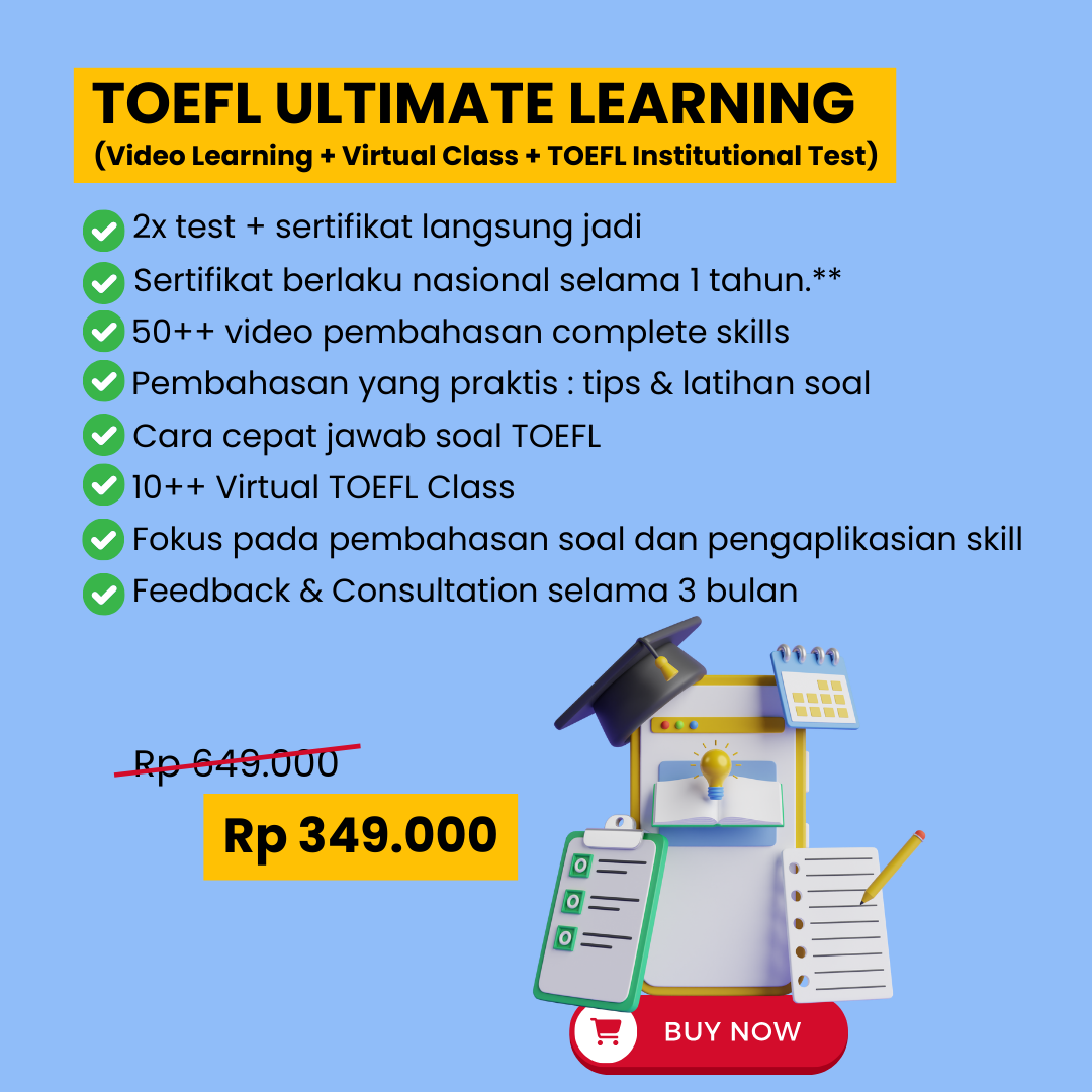 TOEFL ULTIMATE LEARNING